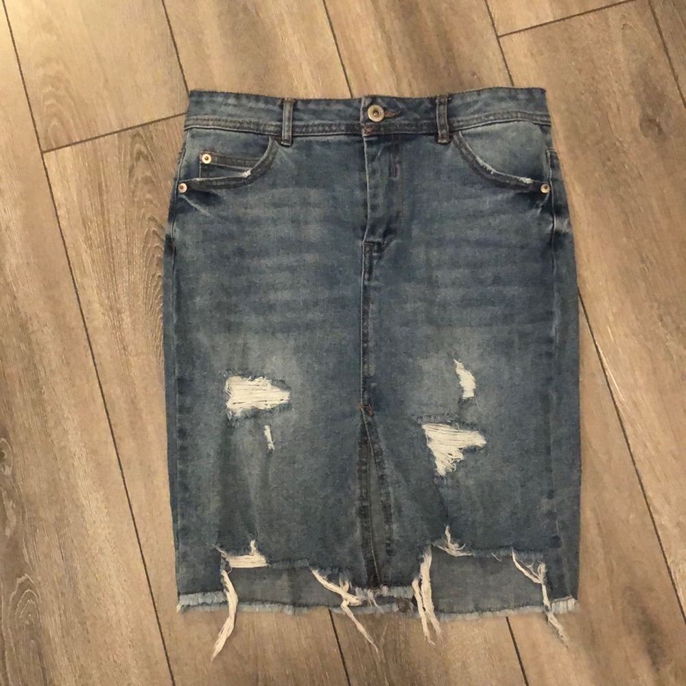 Denim skirt